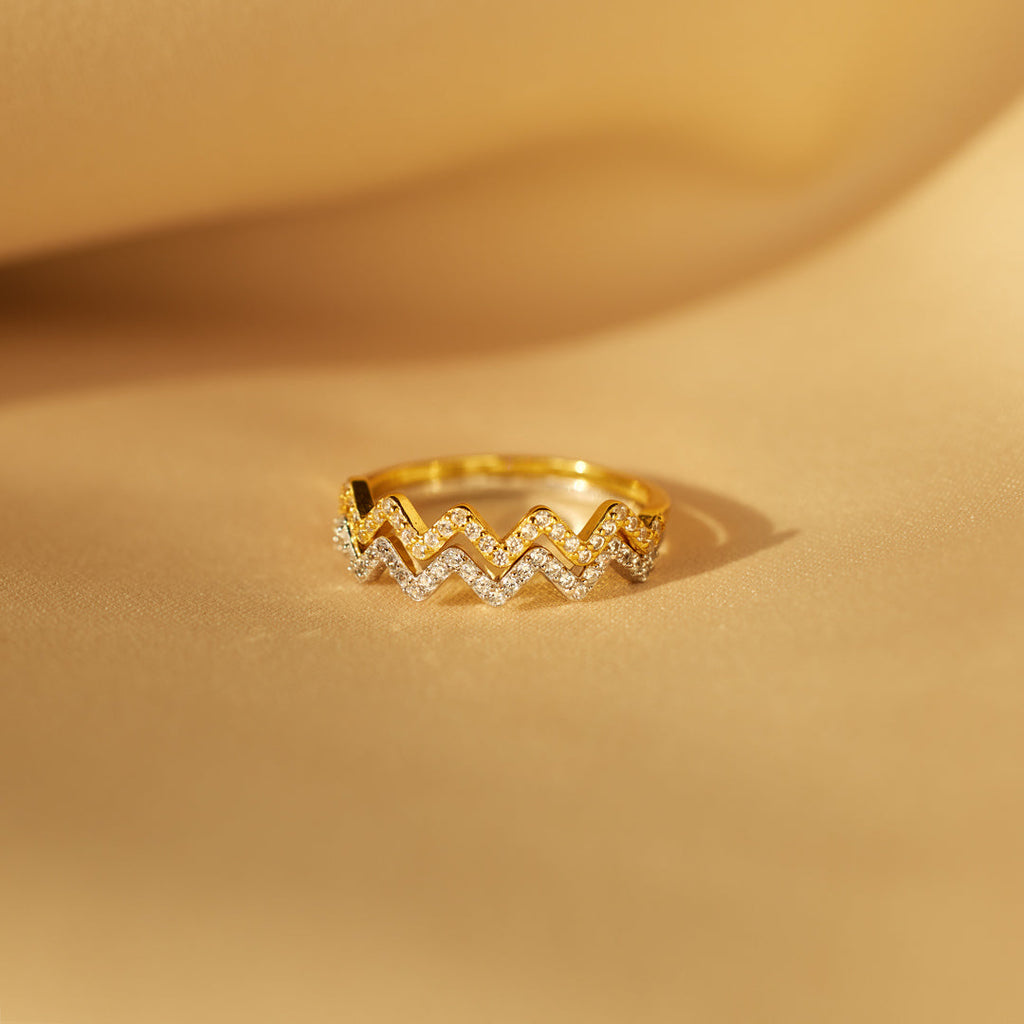 Handcrafted Highs & Lows Ring for Daughter