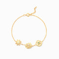 Birth Flowers Bracelet-Meaningful Family Jewelry