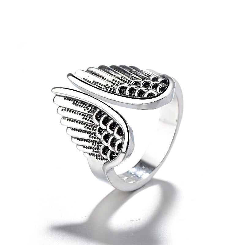 Bague d'ange réglable en argent sterling 925