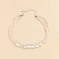 Multi-Strand Baroque Pearl Layered Necklace