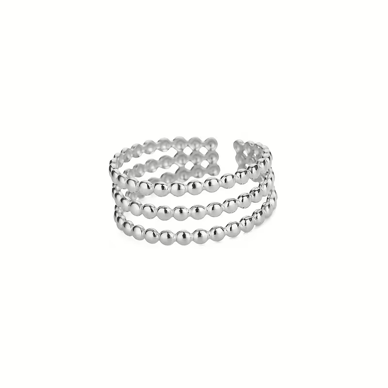 Anello con perline orbitale regolabile