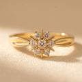 Flower Zirconia ring