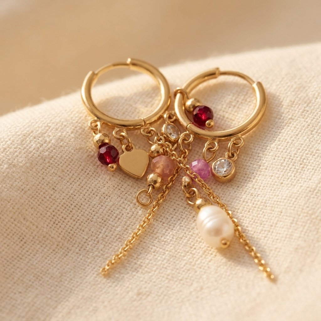 he Aurelia Vintage Elegant Tassel Drop Earrings