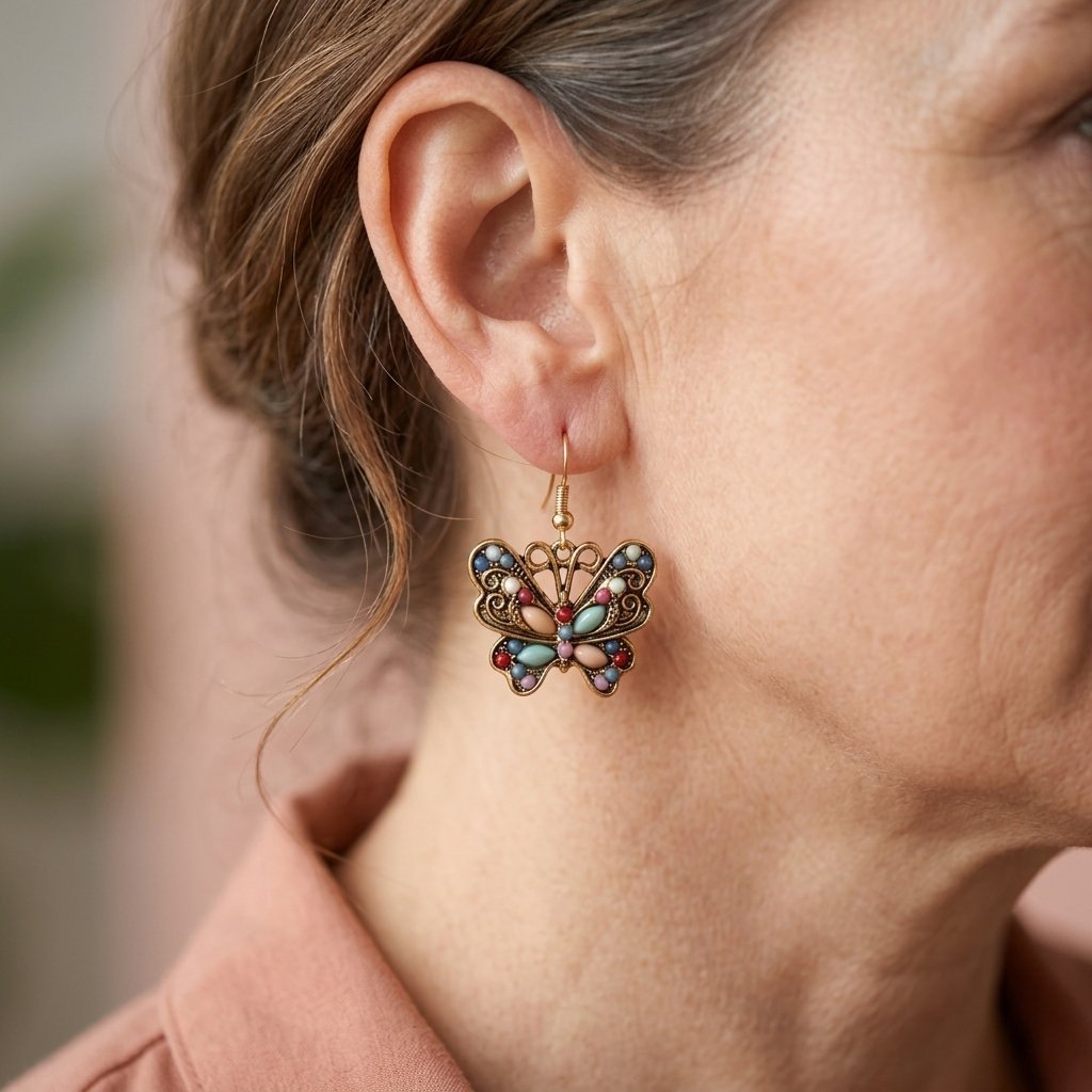 Antique Golden Bohemian Earrings