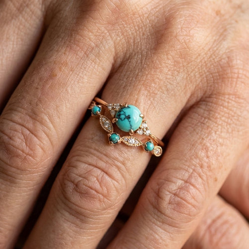 925 Silber Ethnischer Ring