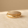 Pear Shaped Cubic Zirconia Ring Set