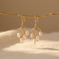 Silver Baroque Fringed Earrings