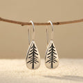 Sterling Silver Daytime Pine Tree Earrings