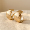 Wide Face Exaggerated C-Shaped Hoop Earrings